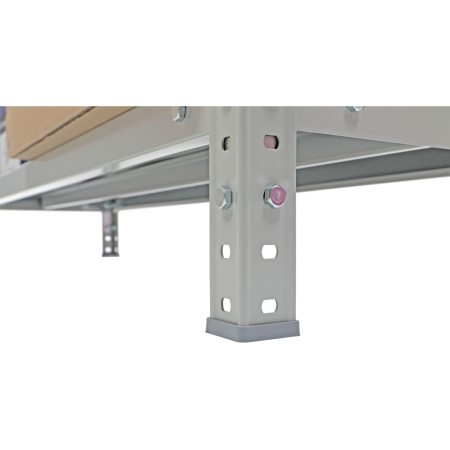 Стеллаж металлический Cobalt Shelf MS KD серый 4 полки 800х300х1750 мм