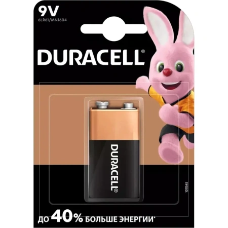 Батарейка крона Duracell Plus