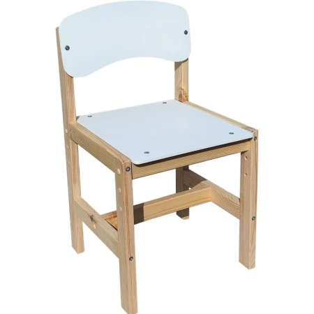 Стул детский Ростик регулируемый (белый, рост 1-3)