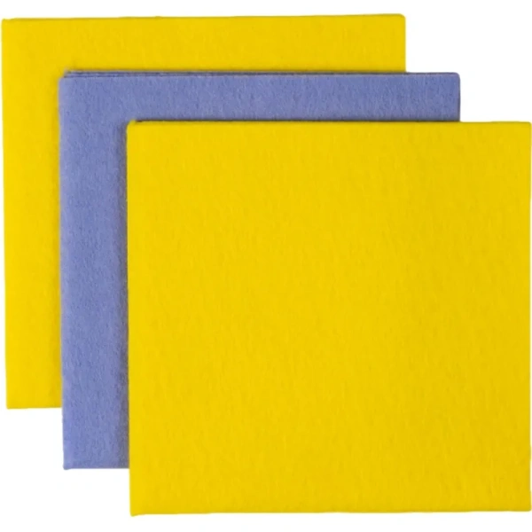 Салфетки хозяйственные Paclan вискоза/полиэстер 38x38 см 110 г/кв.м (3  штуки в упаковке)