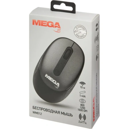 Мышь беспроводная ProMega jet WM012 чёрная