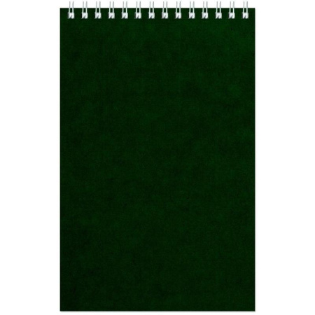 Блокнот Альт Офис 1 A5 60 листов зеленый в клетку на спирали (127х203 мм) (артикул производителя 61354)