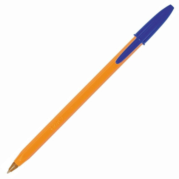 Ручка шариковая неавтоматическая масляная BIC Orange синяя (толщина линии 0.35 мм)