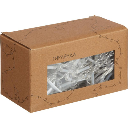 Гирлянда светодиодная холодный белый свет 2.4x0.6 м