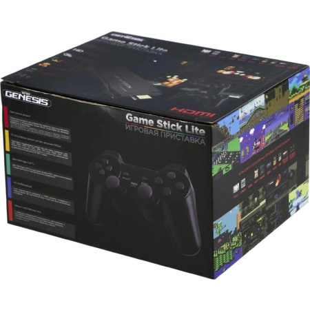 Игровая приставка (консоль) Retro Genesis GameStick Lite 64 ГБ черная +  11500 игр (ConSkDn129)