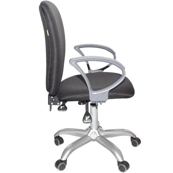 Кресло офисное Chairman 9801 черное (ткань, металл)