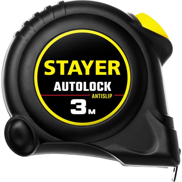 Рулетка измерительная Stayer Autolock 3 м x 16 мм сталь с автостопором  (2-34126-03-16_z02)