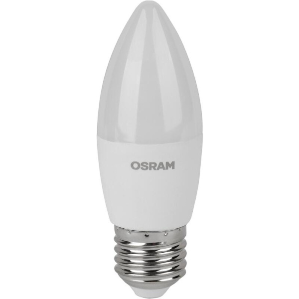 Лампа светодиодная Osram 7 Вт E27 (В, 3000 К, 560 Лм, 220 В, 5 штук в  упаковке, 4058075578012)