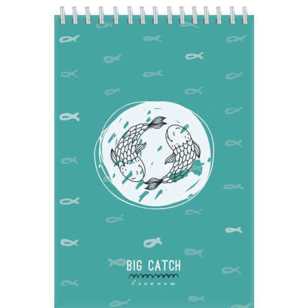 Блокнот Апплика Рыбки А5 100 листов в клетку на спирали