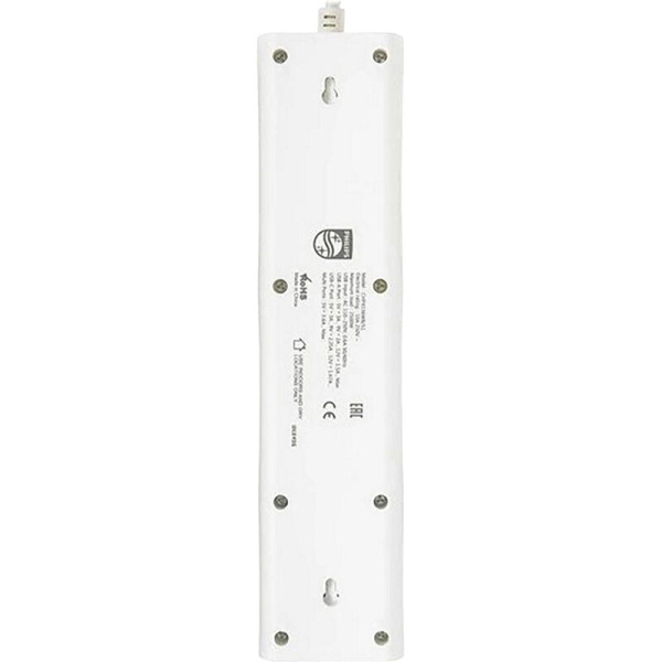 Сетевой фильтр Philips CHP4336WB/51 на 3 розетки 3 метра + 2 USB