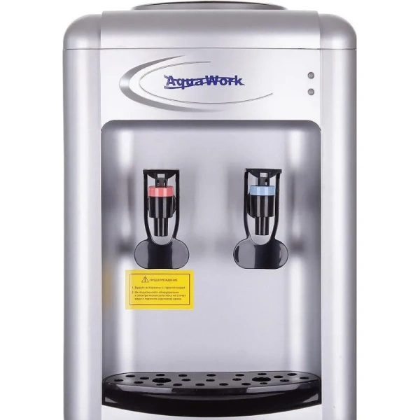 Кулер для воды Aqua Work AW 0.7LDR серебристый (нагрев и охлаждение)