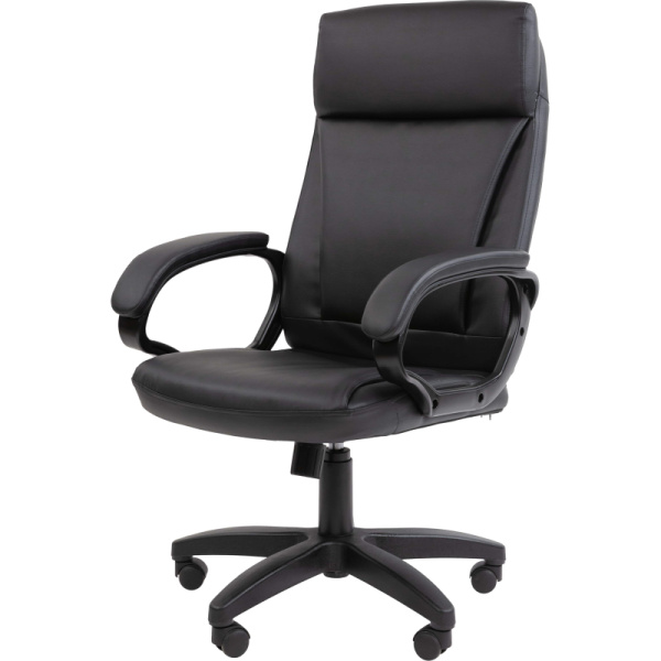 Кресло для руководителя Chairman 794 LT чёрное (экокожа, пластик)