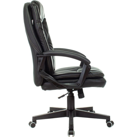 Кресло для руководителя Бюрократ CH868N черное (экокожа, пластик)