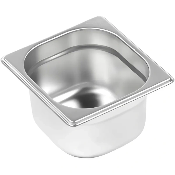 Гастроёмкость GN 1/6 17.6х16.2х10 см 1.6 л нержавеющая сталь