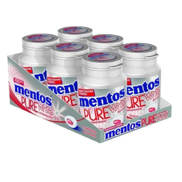 Жевательная резинка Mentos Pure Fresh Клубника 54 г