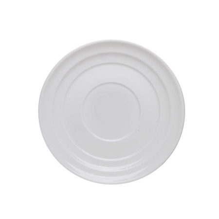 Блюдце Tudor England Royal White фарфоровое белое 160 мм (артикул производителя TU1747)