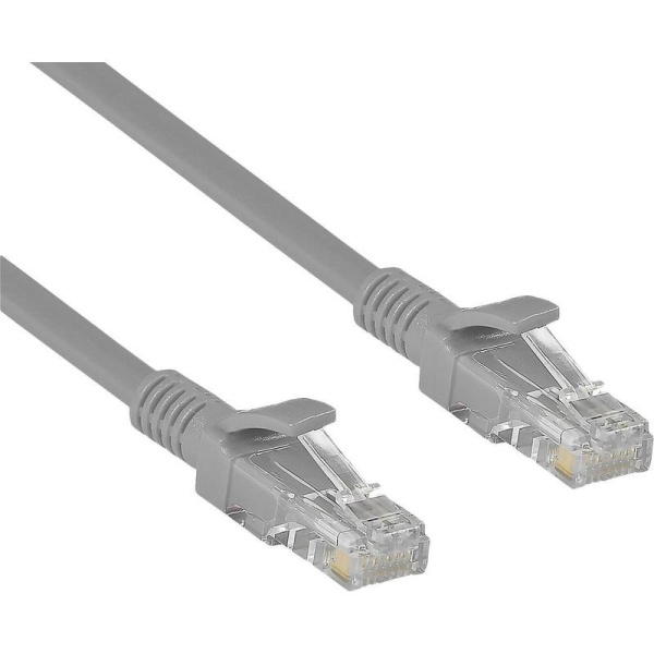 Патч-корд витая пара ExeGate UTP-RJ45-RJ45-5e-0,5M-LSZH-GY 5e 0,5 м