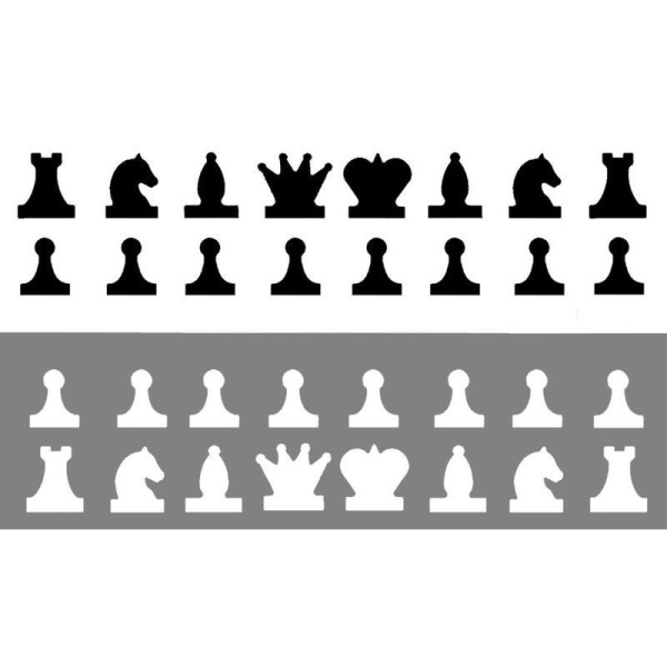 Фигуры шахматные магнитные для демонстрационных шахмат