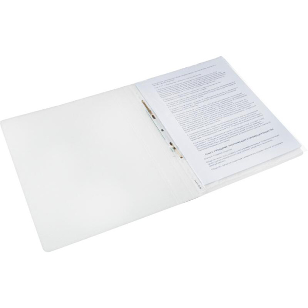 Скоросшиватель картонный Attache А4 до 300 листов белый (плотность 470  г/кв.м, 3 шуки в упаковке)
