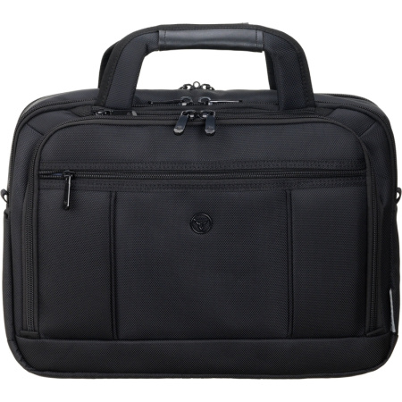 Портфель Torber Voyage черный из нейлона