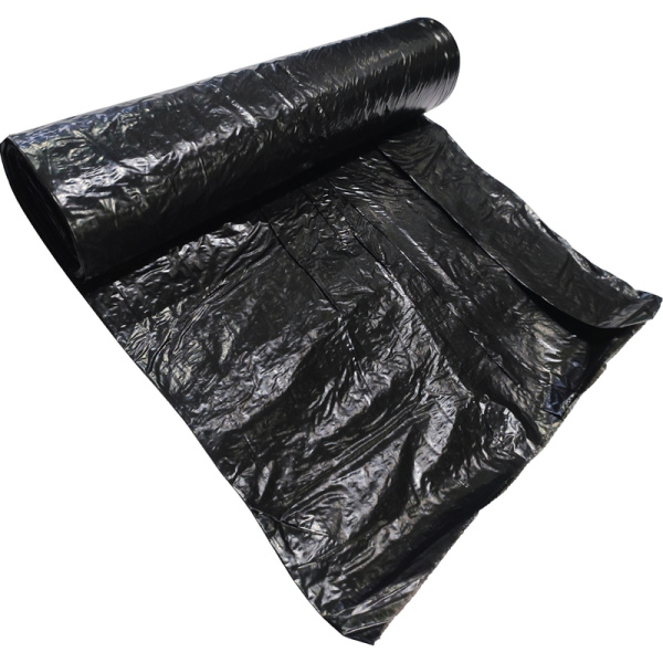 Мешки для мусора 120 л черные (ПВД 30 мкм, 10 штук)