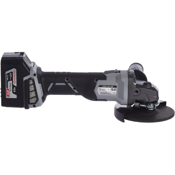 Шлифмашина угловая аккумуляторная Интерскол УШМ-125 (578.4.1.70)