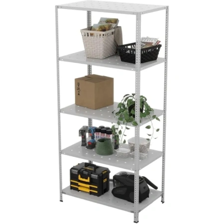 Стеллаж металлический ГТС Лайт (5 полок, 1000х500х2200 мм)