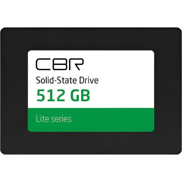 SSD накопитель CBR Lite 512 ГБ (SSD-512GB-2.5-LT22)