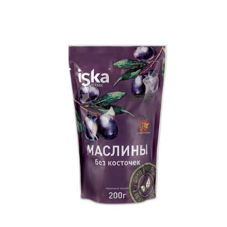 Маслины черные ISKA 200 г