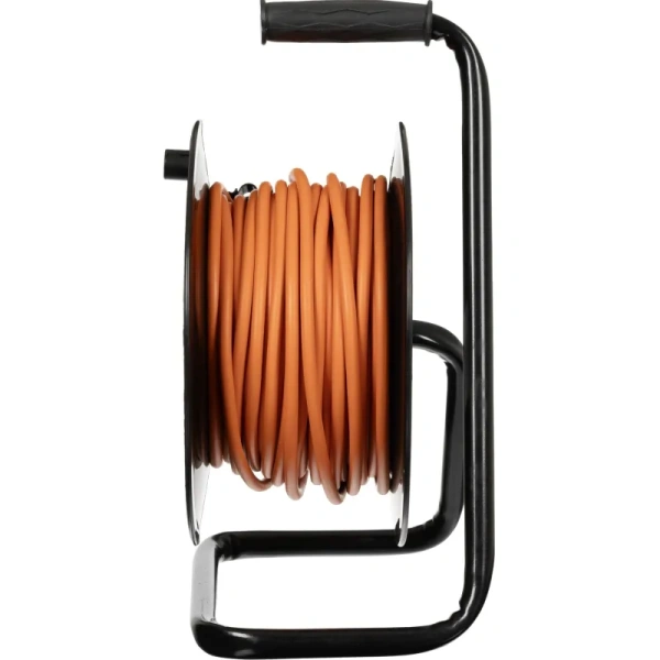 Удлинитель на катушке TOPFORT ПВС 3х2.5 кв.мм 30 м 16 А с заземлением 4  розетки (TEH303-188)