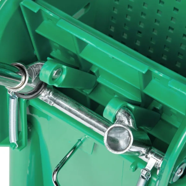 Тележка уборочная Luscan Professional 1-ведерная с отжимом 20 л   (зеленая)