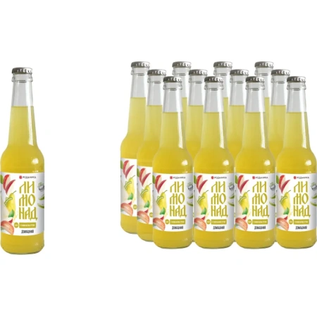 Лимонад газированный Роданика домашний яблоко-груша 0.33 л