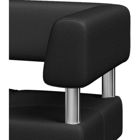 Диван трехместный Balance Bu3-2 черный искусственная кожа