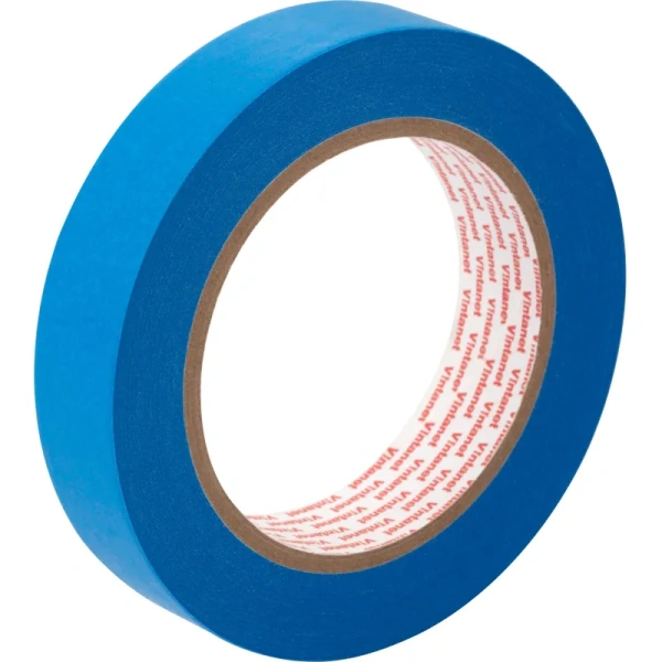 Клейкая лента малярная Vintanet WM111 24 мм x 50 м влагостойкая синяя Клейкая лента малярная Vintanet WM111 24 мм x 50 м влагостойкая синяя