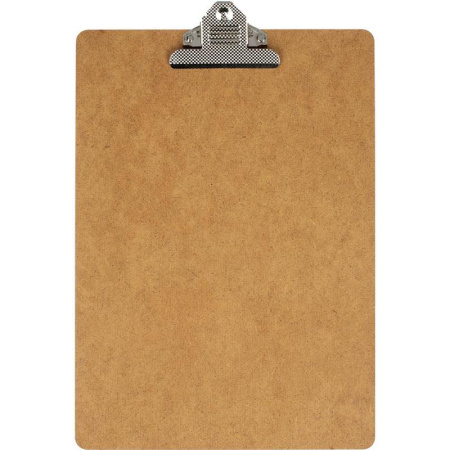 Папка-планшет с зажимом Attache A4 коричневая