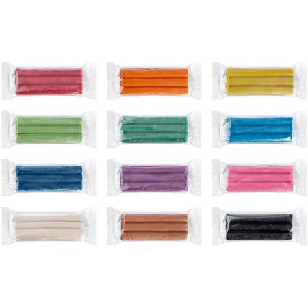 Пластилин восковой Genio Kids 12 цветов 180 г