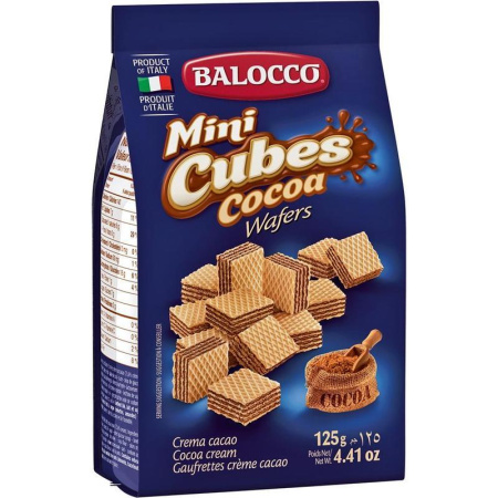 Вафли Balocco c какао 125 г