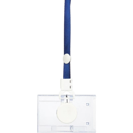 Бейджик горизонтальный с держателем-рулеткой ProMega Office для карточек 85х54 мм Бейджик горизонтальный с держателем-рулеткой ProMega Office для карточек 85х54 мм