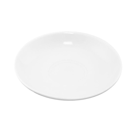 Блюдце Добруш фарфоровое белое 150 мм (артикул производителя С0505)