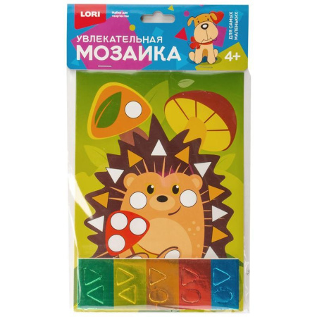 Набор для творчества Lori Увлекательная мозаика Eжик Набор для творчества Lori Увлекательная мозаика Eжик