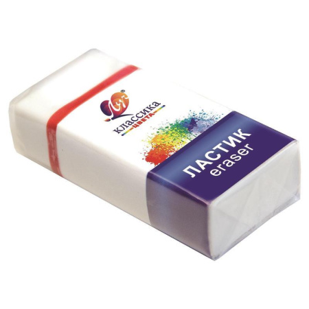 Ластик Луч Классика резиновый прямоугольный 60x19x10 мм