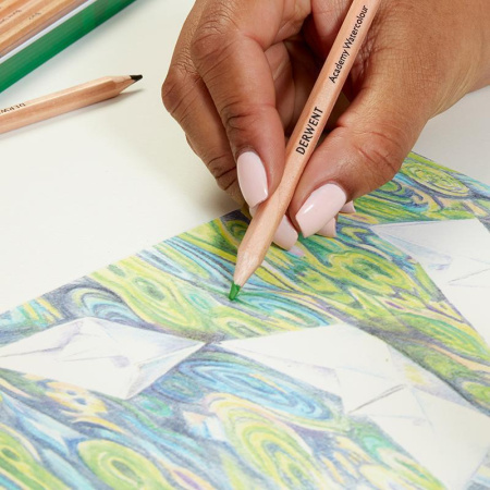 Карандаши акварельные Derwent Academy Watercolour Tin 12 цветов