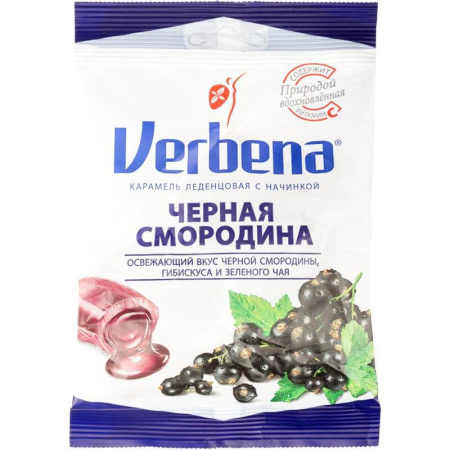 Леденцы Verbena Черная смородина 60 г