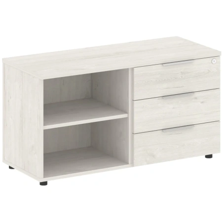 Тумба сервисная Metal System Style Б.ТС-2 (дуб наварра, 1096x450x580 мм)