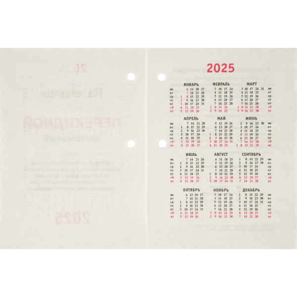 Календарь настольный перекидной 2025 год Для офиса (10х14 см)