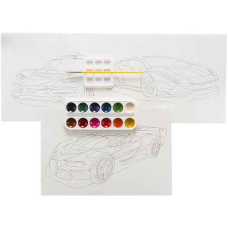 Раскраска Гоночные машины