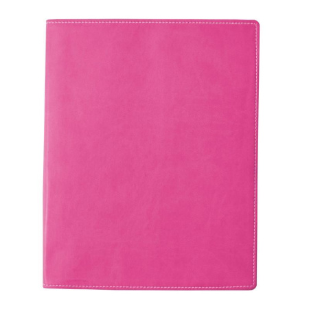 Бизнес-тетрадь Attache Клэр А5 120 листов розовая в клетку на сшивке (170х215 мм)