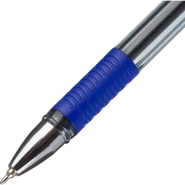 Ручка шариковая неавтоматическая Unomax Pace GP синяя (толщина линии 0.3  мм)