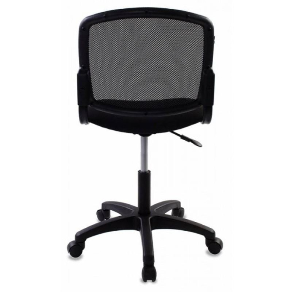 Кресло офисное Бюрократ CH-296 черное (сетка/ткань, пластик)
