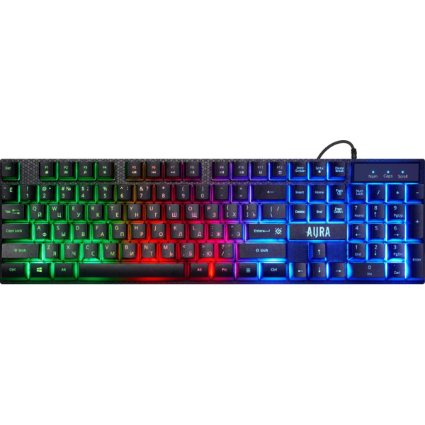 Комплект проводной клавиатура и мышь Defender Aura MKP-117 (52117)
